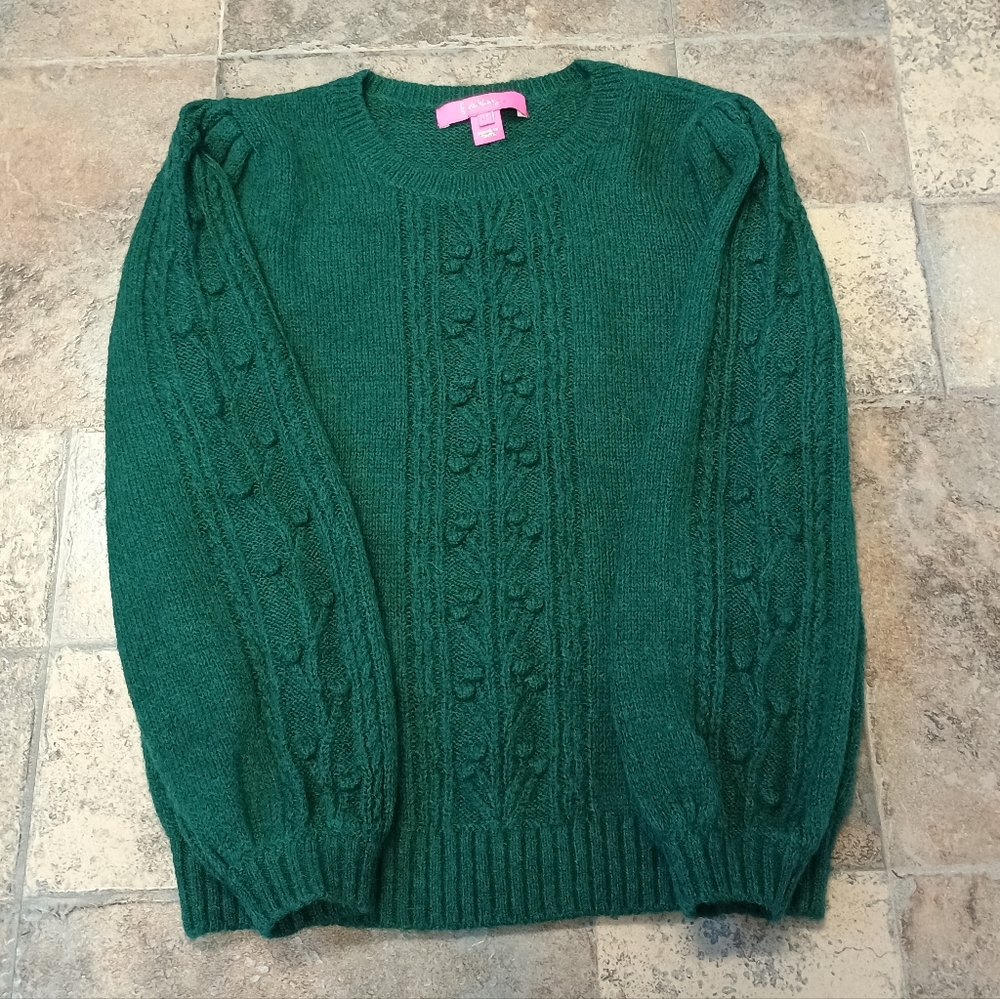 Lilly Pulitzer Green Sweater Size XS - Picture 2 of 7